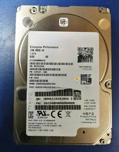 NF5170 NF5240 NF5460 NF5166 M4 1.8T 10K 2.5inch SAS Hard Drives