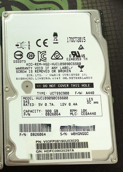 NF5266M5 NF5466M5 NF5180M5 900G 10K 2.5 SAS Hard Drives