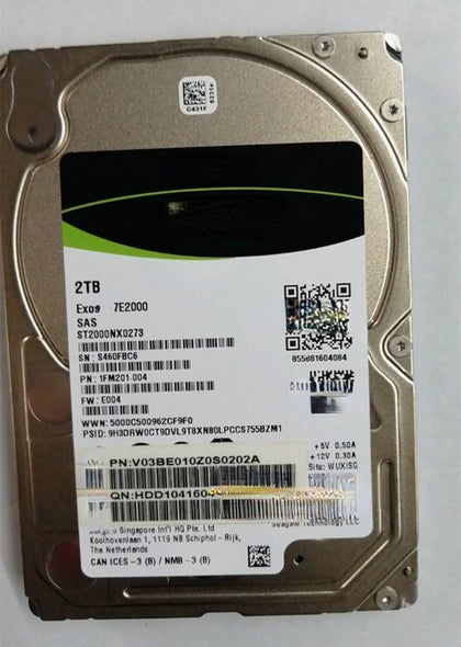 NF5270 NF5280 NF5288 M3 M4 M5 2T SAS 7.2K 2.5 Hard Drives