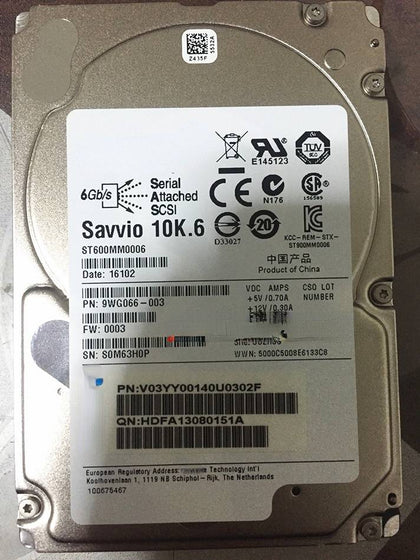 NF5270M4 NF8460M4 NF8465M4 600G 10K 2.5 SAS Hard Drives