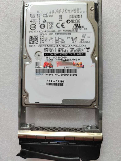 NetApp 111-01197 900G 10K 2.5 SAS HUC109090CSS601 Hard Drives