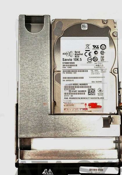 NetApp 51133-00 47777-02 52923-02 600G 10K 2.5 to 3.5 SAS Hard Drives