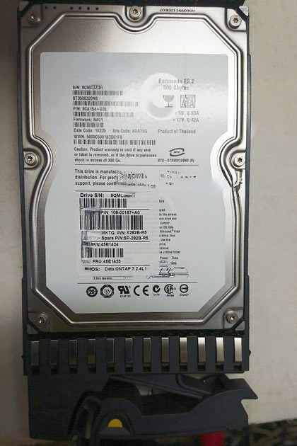 NetApp X282B-R5 45E1424 45E1425 500G 7.2K 3.5 SATA Hard Drives