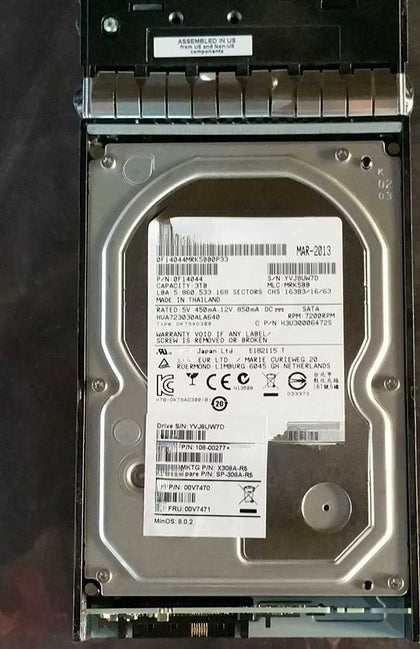 NetApp X308A-R5 108-00277+A0 00V7470 00V7471 3T 3.5 SATA Hard Drives