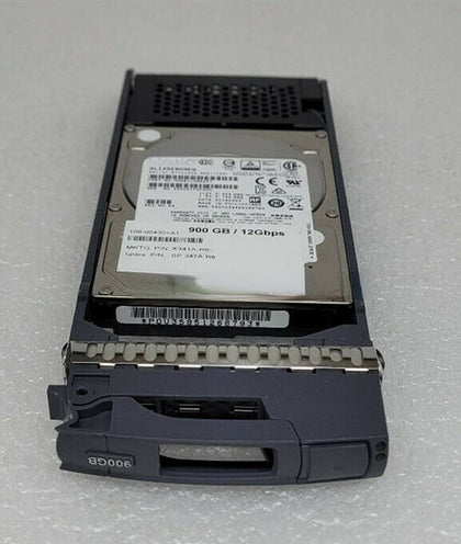NetApp X341A-R6 108-00430 900G 10K 2.5 SAS 12Gb DS224C Hard Drives