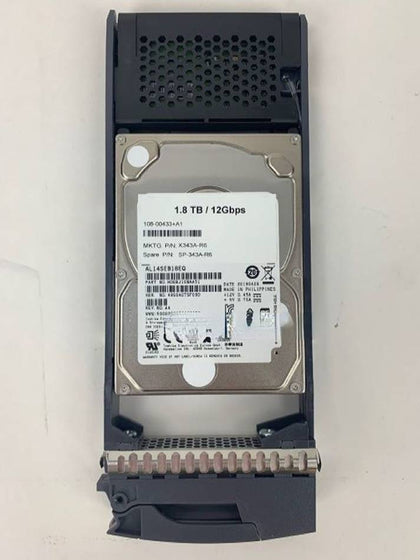 NetApp X343A-R6 SP-343A-R6 1.8T 2.5 SAS 12G 108-00433+A1 Hard Drives