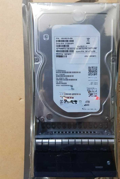 NetApp X477A-R6 SP-477A-R6 108-00315 4T 7.2K 3.5 SAS Hard Drives