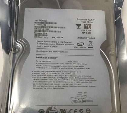 ST31500341AS 1.5T 7.2K 3.5 SATA Desktop Hard Drives