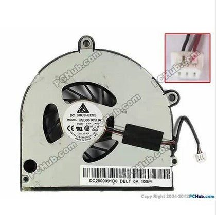 For Toshiba Satellite L650 L650D L655 C650 C650D C655 C655D 3-Pins KSB06105HA laptop CPU Cooling Cooler Fan - inewdeals.com