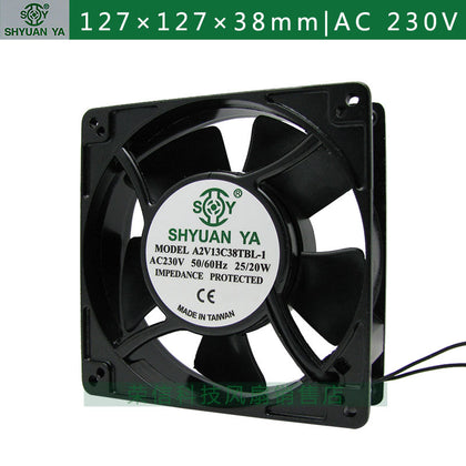 A2V13C38TBT-1 AV230V 127 * 127 * 38 mm dual ball bearing axial cooling fan - inewdeals.com