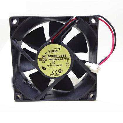 ADDA AD0824MS-A71GL 8025 24V 0.10A 8CM/cm inverter fan