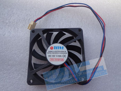 TITAN TFD-7010H12B 12V 0.30A 7010 70 * 70 * 10mm cooling fan - inewdeals.com