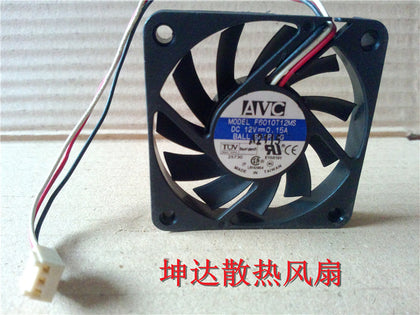 AVC 6CM 6010 F6010T12MS 12V 0.15A60 * 60 * 10mm 3 line CPU fan - inewdeals.com