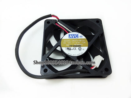 AVC 7cm 7015 12V 0.7A DE07015B12U 4 winds of wire thermostat CPU Chassis Fan - inewdeals.com