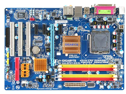 GIGABYTE GA-EP31-DS3L Desktop Motherboard P31 Socket LGA 775 For Core2 Extreme Quad Duo Pentium D / 4 Celeron DDR2 4G Used G31 - inewdeals.com