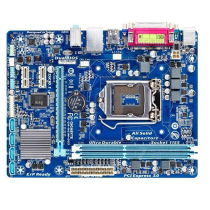 GIGABYTE GA-H61M-DS2 Desktop-Motherboard H61-Sockel LGA 1155 i3 i5 i7 DDR3 16G uATX UEFI BIOS H61M-DS2-Platine
