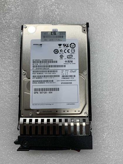 507129-004 507284-001 Server Hard Drive 300G 10K 2.5 SAS G5 G6 G7