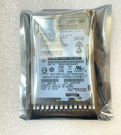 870757-B21 600GB SAS 12G SFF 2.5 870794-001 Server Hard Drive