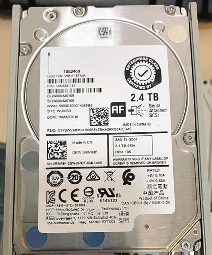 DELL 0X7NC4 X7NC4 2.4TB 10K SAS SC5020 SCv3020 SC4020 Hard Drive