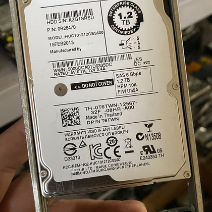 DELL 1.2T 2.5-inch 10K SAS Server Hard Drive with HUC101812CS4204 9XNF6