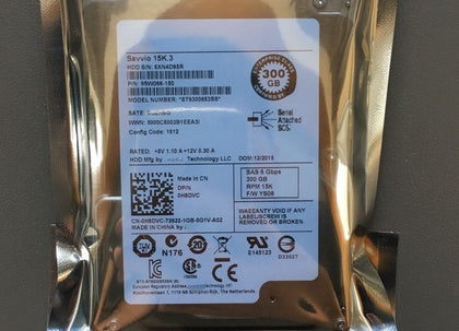 DELL 300G 15K 2.5 6Gb SAS Hard Drive ST9300653SS H8DVC