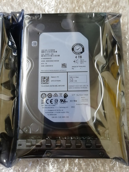 DELL 4tb 7.2k 12g 3.5-inch SAS server Hard Drive st4000nm0295 5jh5x