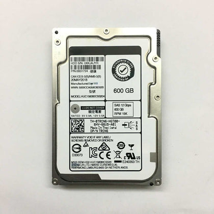 DELL 600G 12Gb 15K 2.5 SAS HUC156060CSS204 Hard Drive 0TRCN6