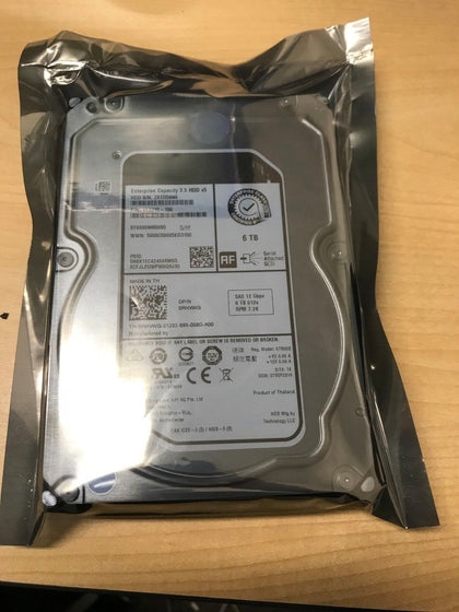 DELL 6T 3.5 7.2K SAS 12Gb 128M 0RHVWG ST6000NM0095 Server Hard Drive