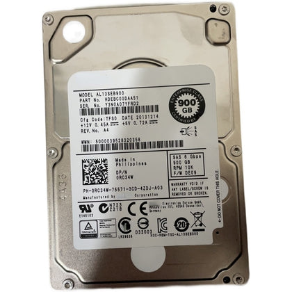 DELL 900G 10K 2.5 SAS 64M AL13SEB900 0RC34W Server Hard Drive
