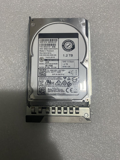 DELL 9XNF6 09XNF6 1.2T 10K SAS 2.5 Server Hard Drive R740 R730xd R540