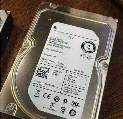 DELL C1100 C2100 C6100 3T SAS 3.5 7.2K Server Hard Drive ST33000650SS