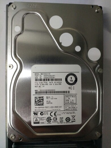 DELL Dell 1TB 3.5-inch SAS 6G 7.2K GPP3G MG03SCA100 Server Hard Drive