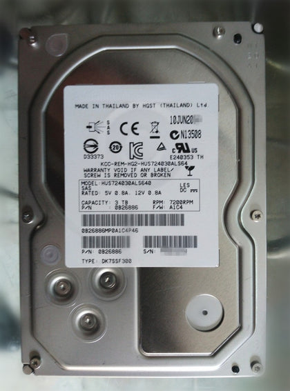 DELL/HGST 3TB SAS 3.5-inch 7.2K Server Hard Drive HUS724030ALS640
