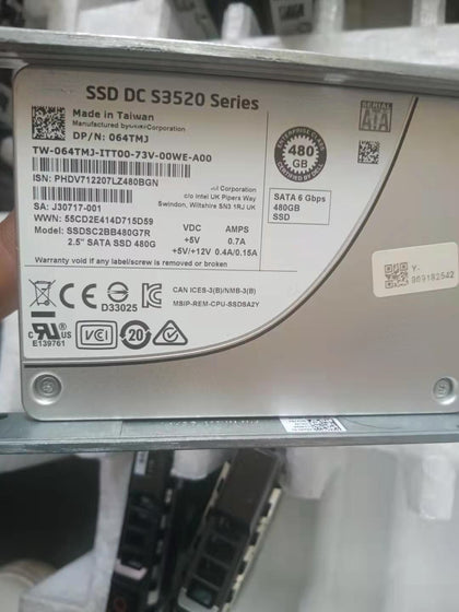 DELL/Intel S3520 480G SATA SSD 2.5 Solid State Drive 064TMJ 64TMJ