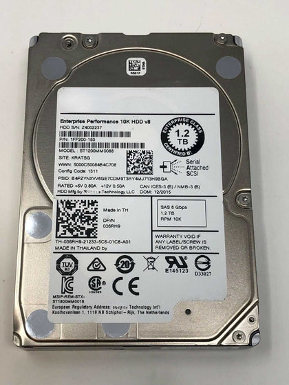 DELL R530 R630 R730 R930 1.2T 1.2TB 10K SAS 2.5-inch Server Hard Drive