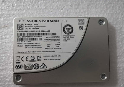 DELL R610 R620 R630 R820 480G SSD 2.5-inch SATA Solid State Server Hard Drive