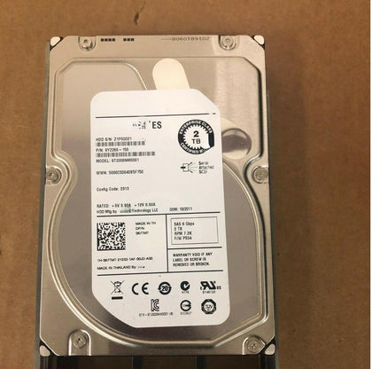 DELL R710 2950 R720 Server Hard Drive 2T SAS 3.5 ST2000NM0001
