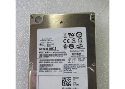 DELL R710 R720 R910 Server Hard Drive 300G 10K SAS ST9300603SS