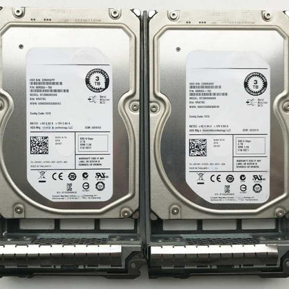 DELL R720 R710 R810 Server Hard Drive ST33000650SS 3TB SAS 3.5