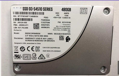 DELL R740 R740xd R820 R830 Enterprise Solid State Drive 480G SATA 2.5 SSD