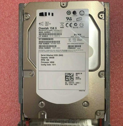DELL R900 R720 R710 Server Hard Drive 300GB 15K.6 3.5 SAS