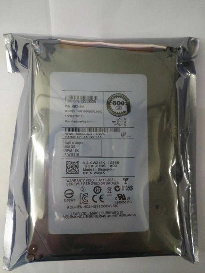 DELL R900 R730 R720 R710 Server Hard Drive 600G 15K SAS 3.5 6GB