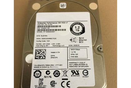 DELL R910 R610 R720 Server Hard Drive 1.2T 2.5 10K SAS 128M 12GB