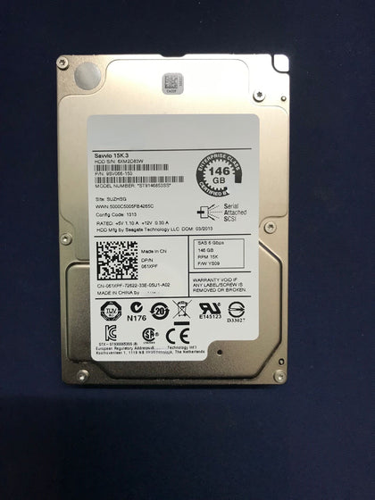 DELL R910 R710 R610 ST9146853SS 146G 15K SAS 2.5 61XPF Hard Drive