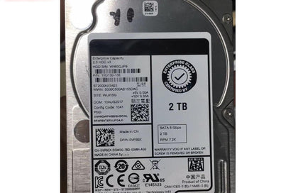 DELL ST2000NX0423 2T 7.2K 2.5-inch SATA 128M 0VR92X Server Hard Drive