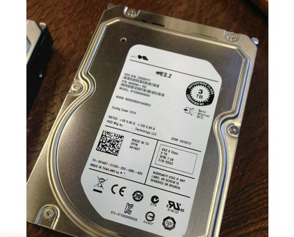 DELL ST33000650SS 091K8T 91K8T Hard Drive 3TB 7.2K 3.5-inch SAS 6Gbs