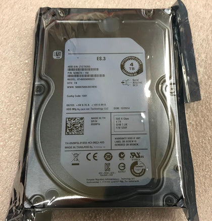 DELL ST4000NM0023 4T 4TB SAS 3.5 9ZM270-150 0529FG Server Hard Drive