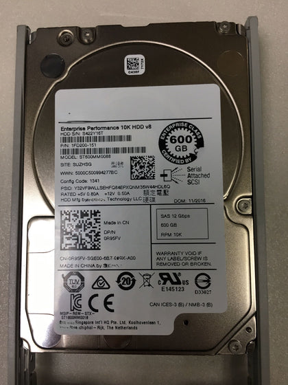 DELL ST600MM0088 600G 2.5 10K SAS 12GB K1JY9 0K1JY9 Hard Drive