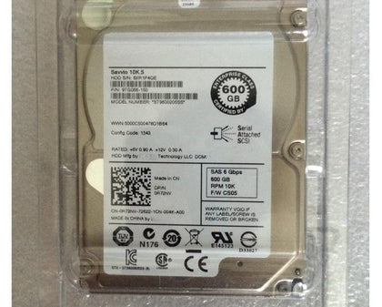 DELL Seagate Savvio 10K.5 ST9600205SS Server Hard Drive 600GB 10K SAS 2.5
