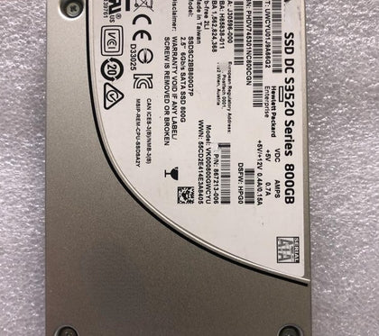 DELL T7910 T7920 T5810 S3520 Solid State Server Hard Drive 800G 2.5 SATA SSD